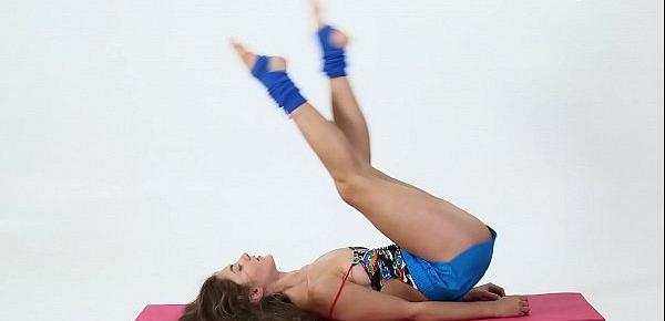  Nude flexible hot ballerina Anka Merdok spreading